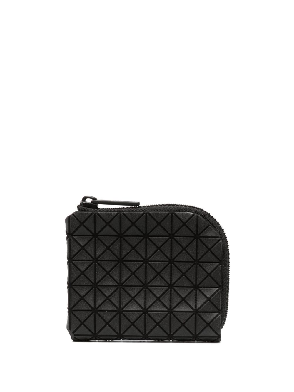 Clam geometric-panelled wallet - Black