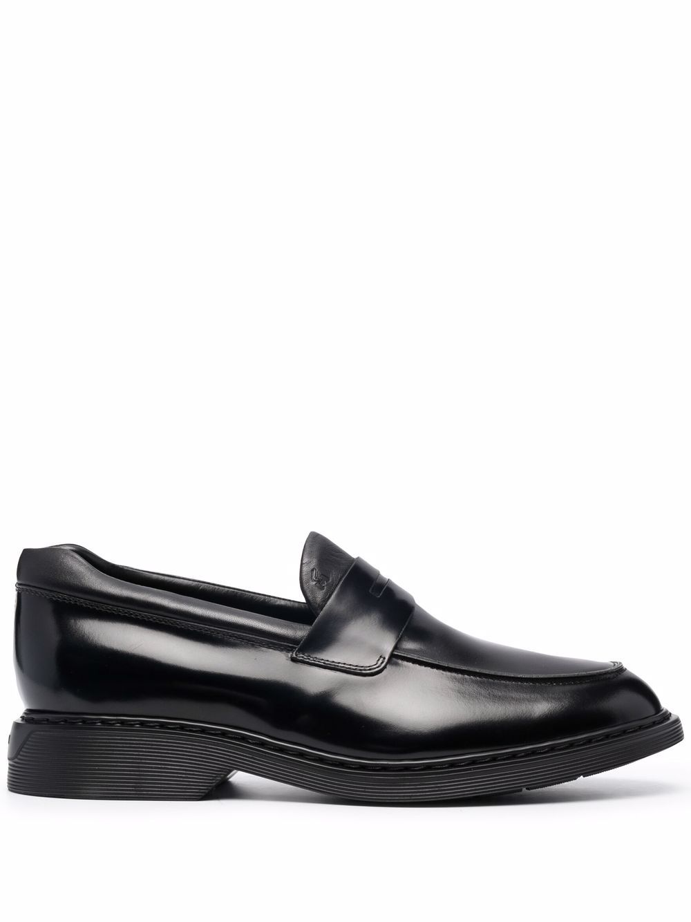 H576 low-heel loafers - Black