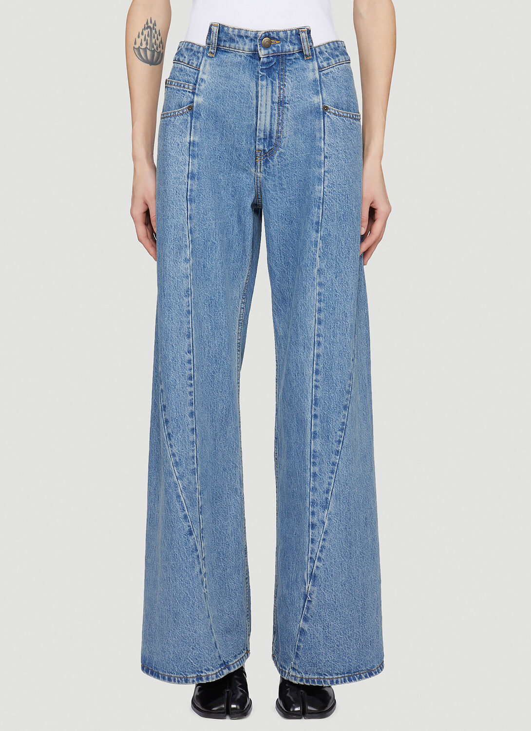 Wide-leg Jeans - Woman Jeans Blue It