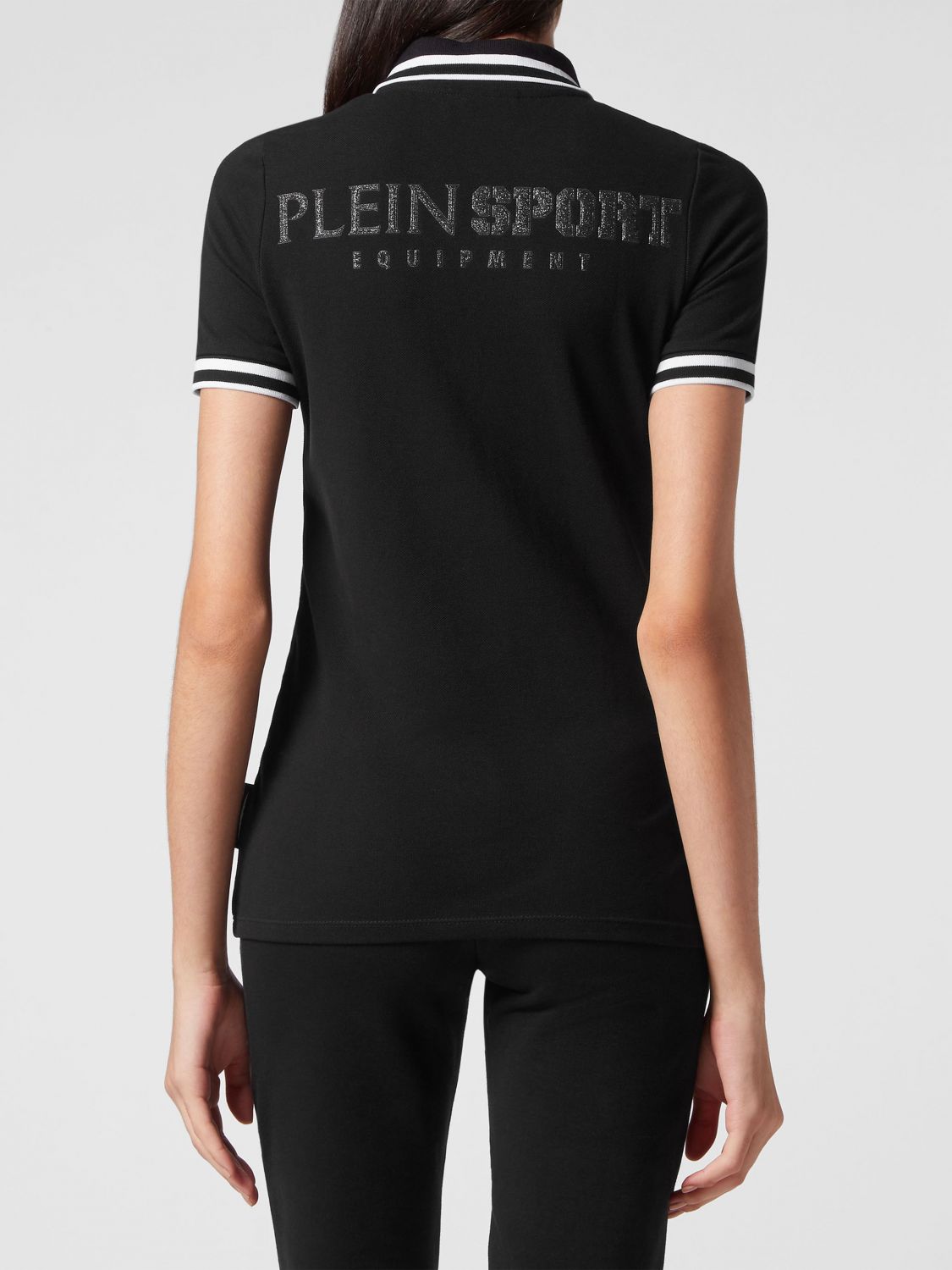 Short-sleeve polo shirt - Black