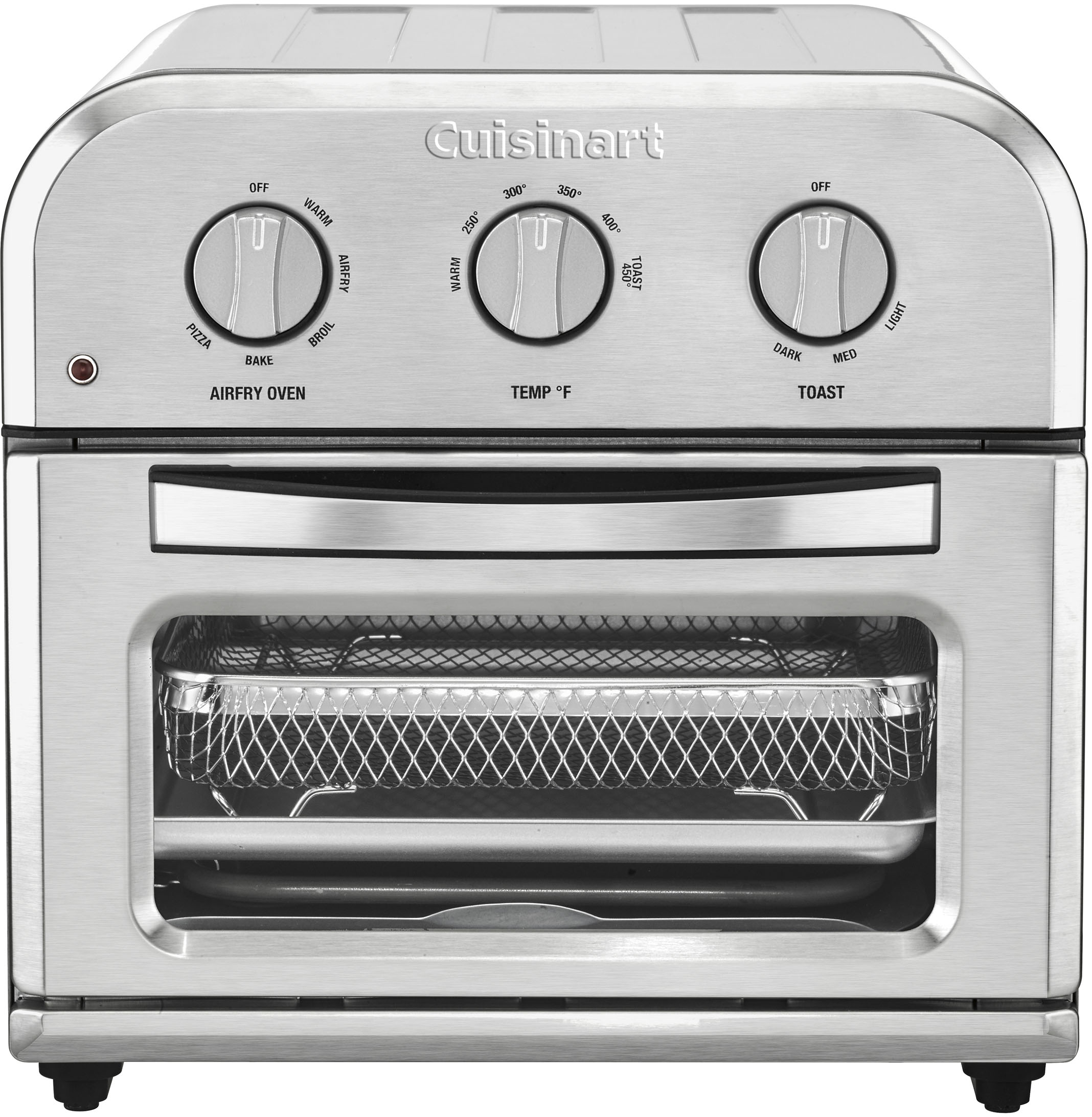 Compact Air Fryer Toaster Oven - Stainless Steel