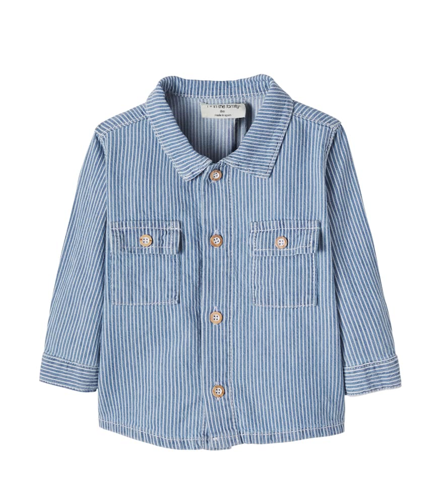 Baby Arta striped denim shirt