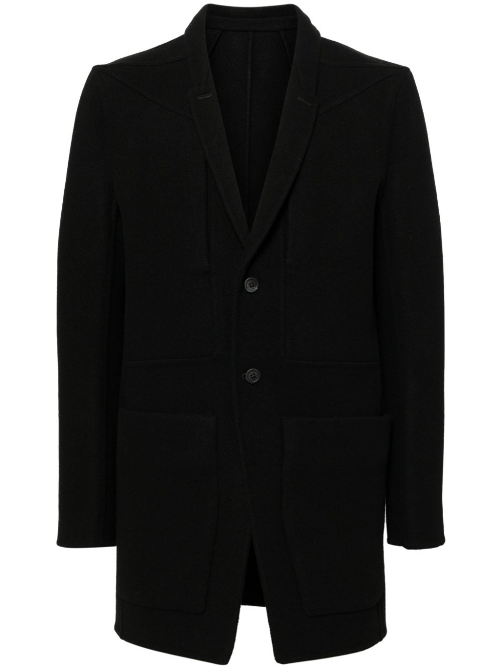 Virgin-wool coat - Black