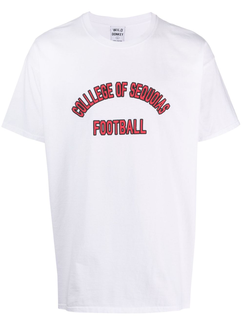 Graphic-print round-neck T-shirt - White