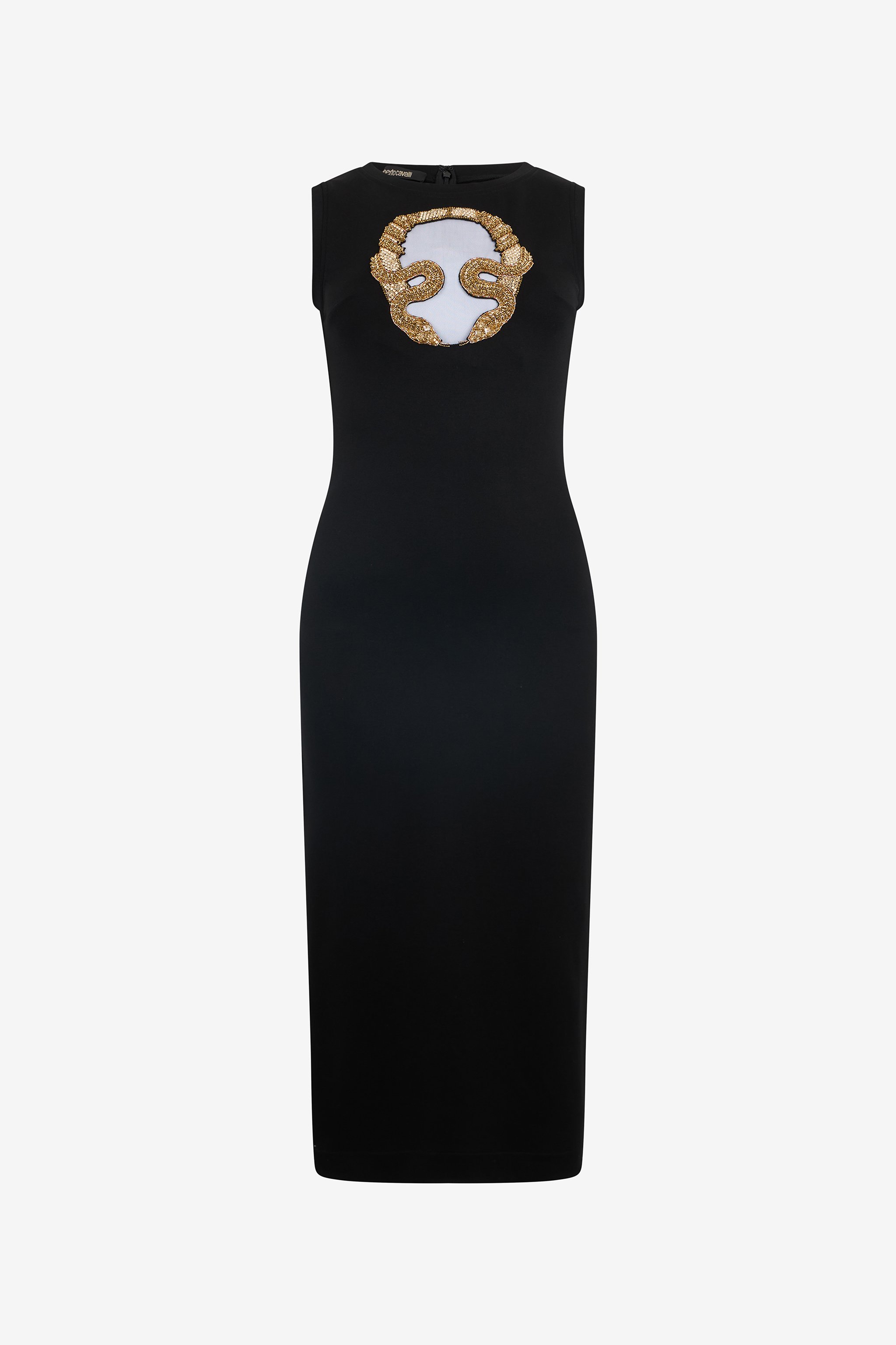 Serpentine Embroidered Dress
