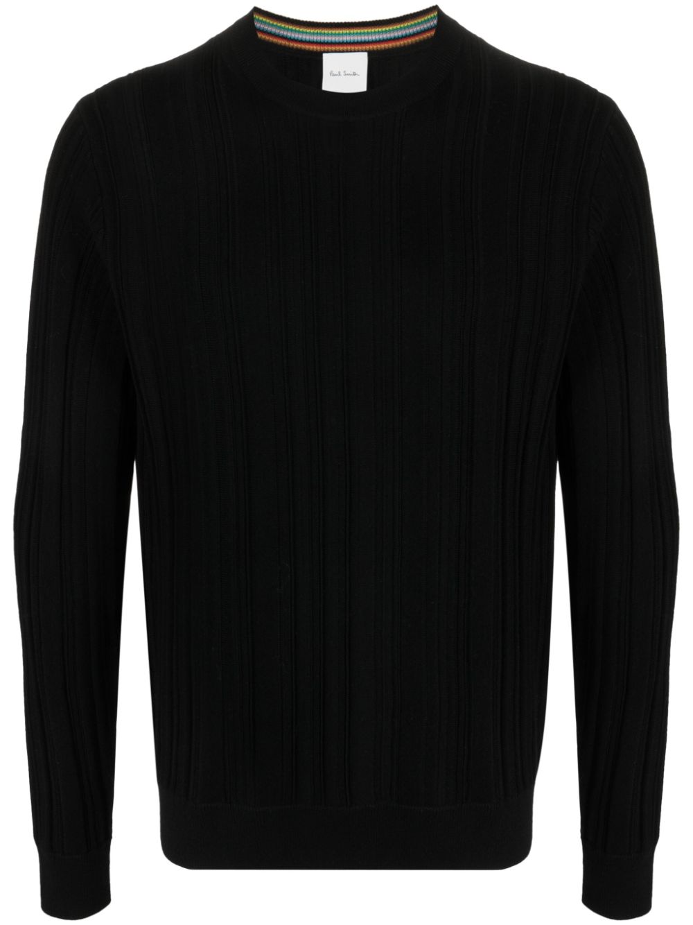Crew-neck merino jumper - Black