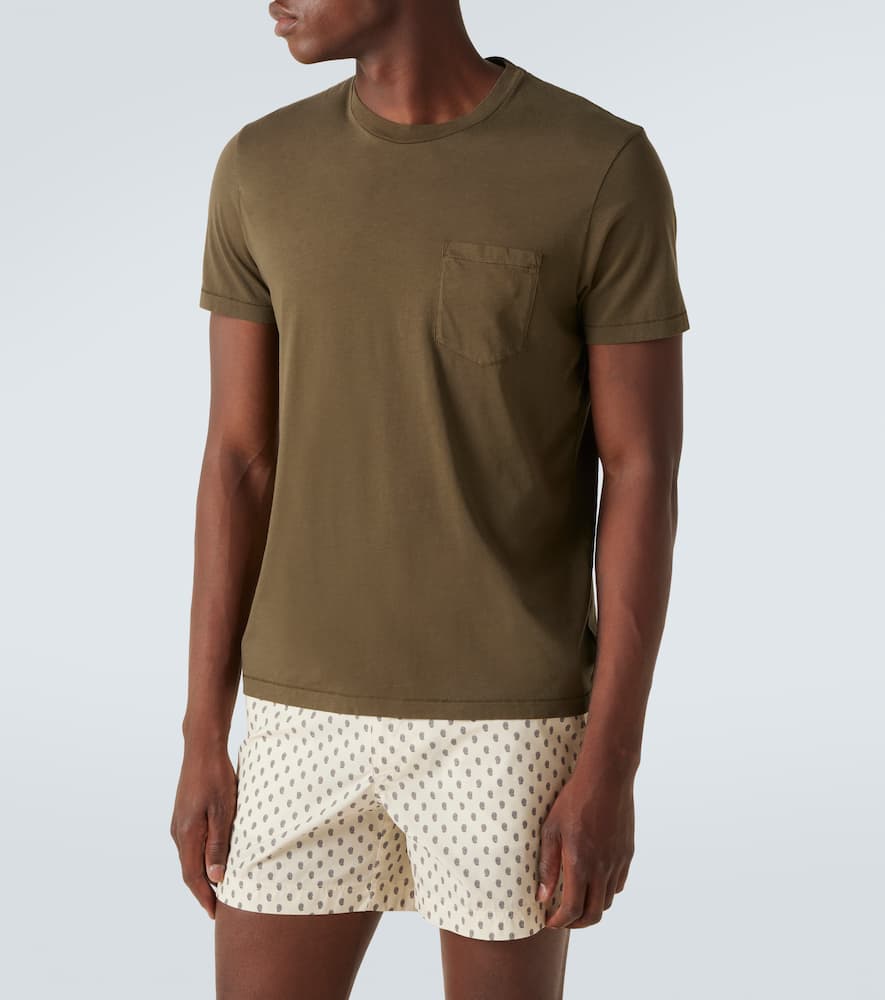Cotton and silk T-shirt