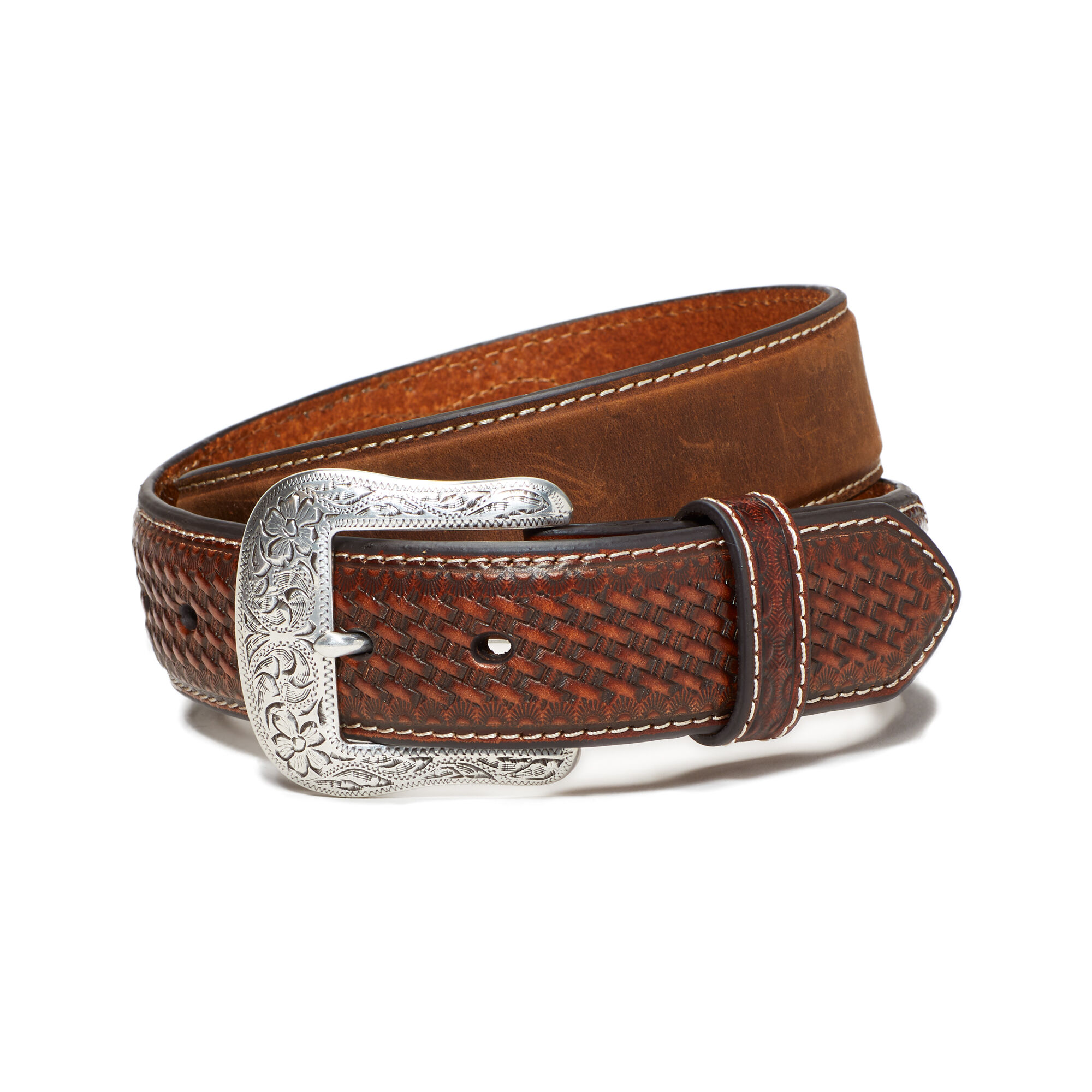 Men's Gary Belt in Brown Leather