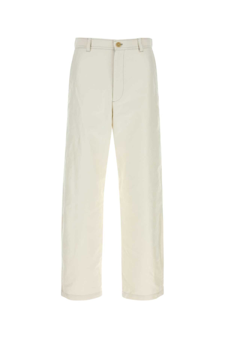 A.P.C. - cotton straight leg pants belt loop