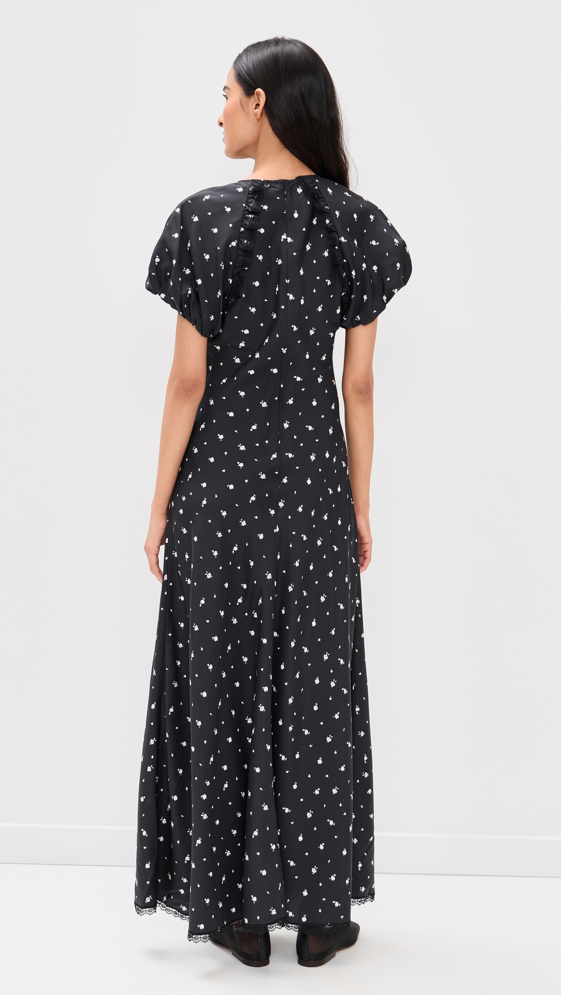 Roxie Silk Dress Black