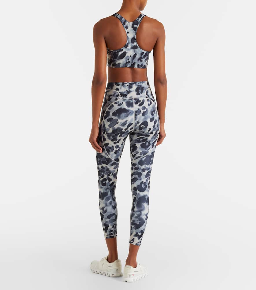 Printed sports bra