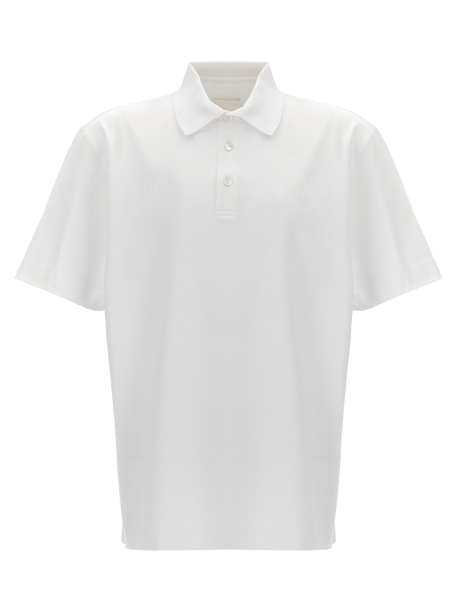 Cotton Piqué Polo Shirt — White