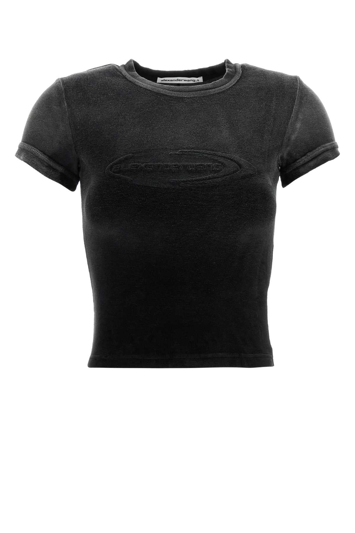 Baby Tee T-Shirt — Black