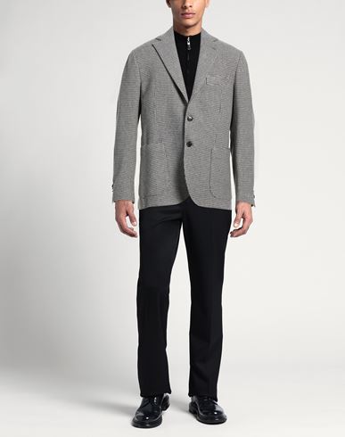Man Blazer Light grey Size 42 Virgin Wool, Cashmere