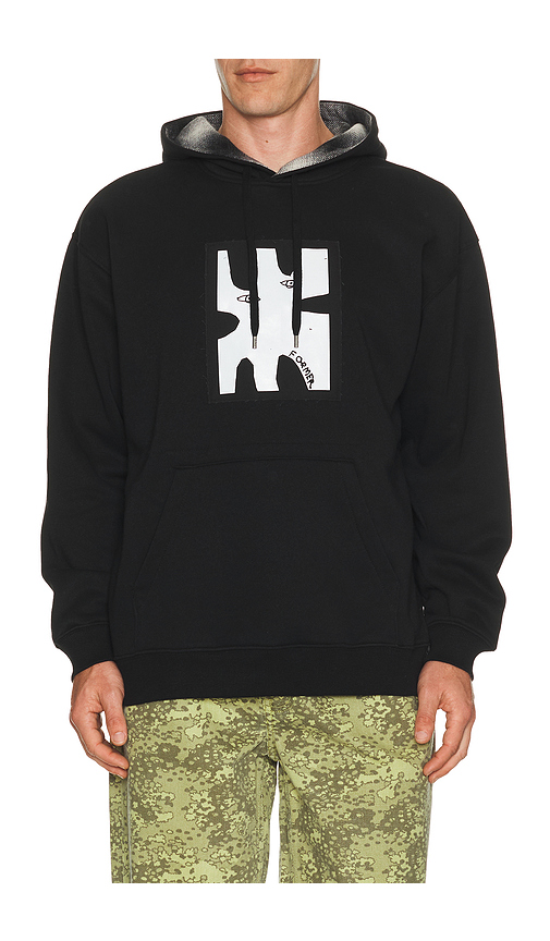 FORMER Enigma Patch Hoodie in Black. S also in M, L, XL/1X