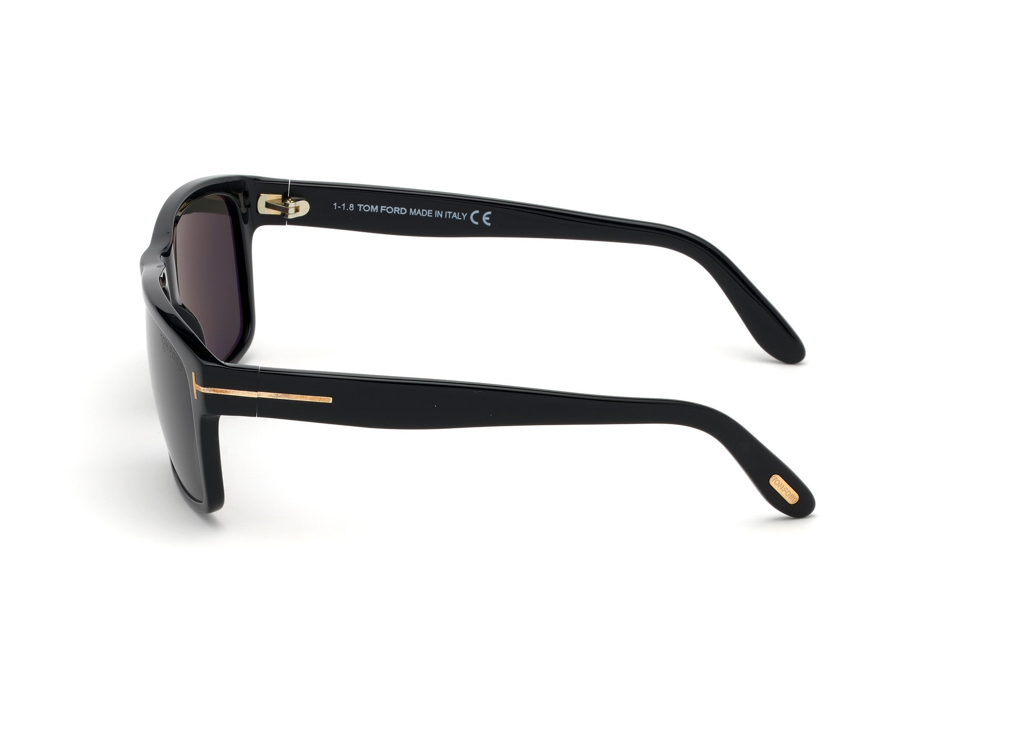 TOM FORD Man TOM FORD FT0678 AUGUST 01D Sunglasses Acetate Black Smoke Geometric Polarized