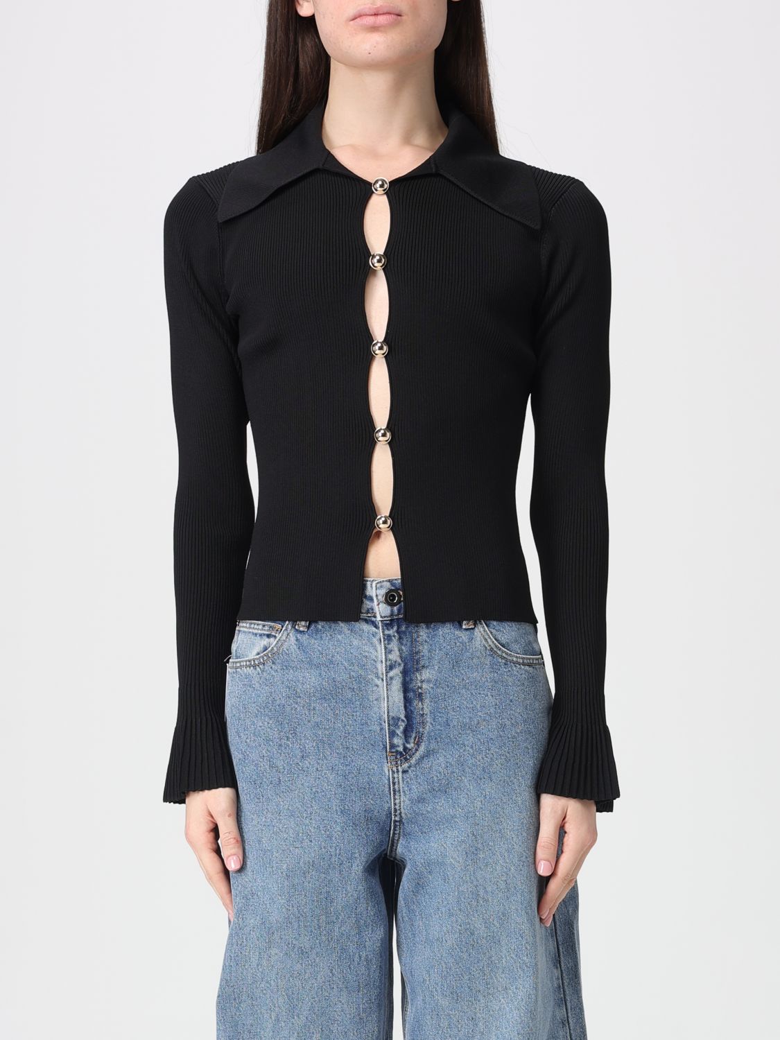 Top Woman color Black