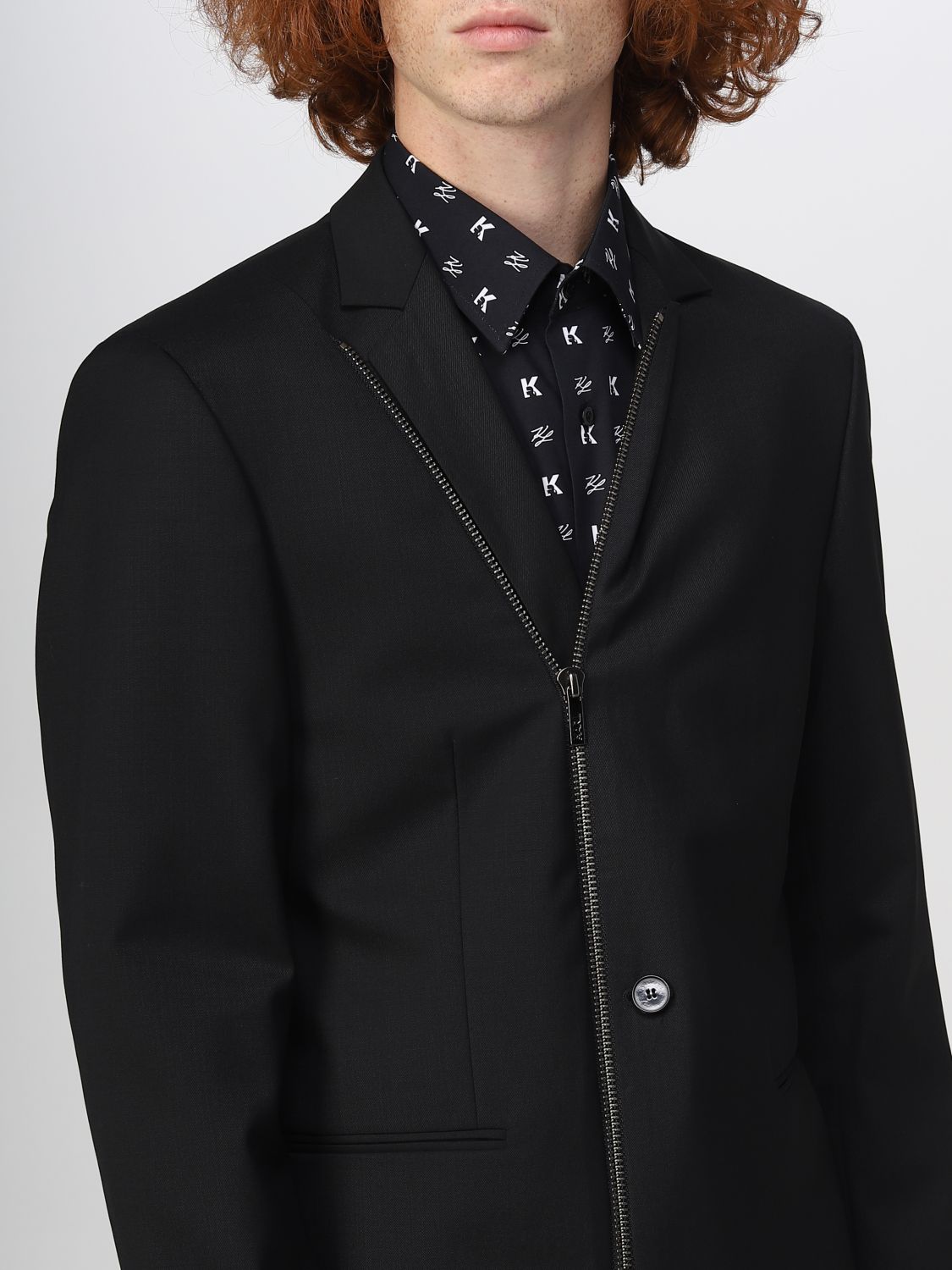 Blazer Men color Black