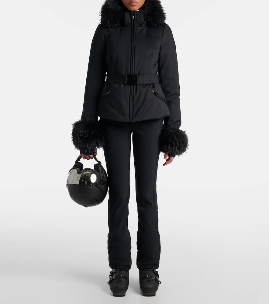 Giselle faux fur-trimmed ski jacket