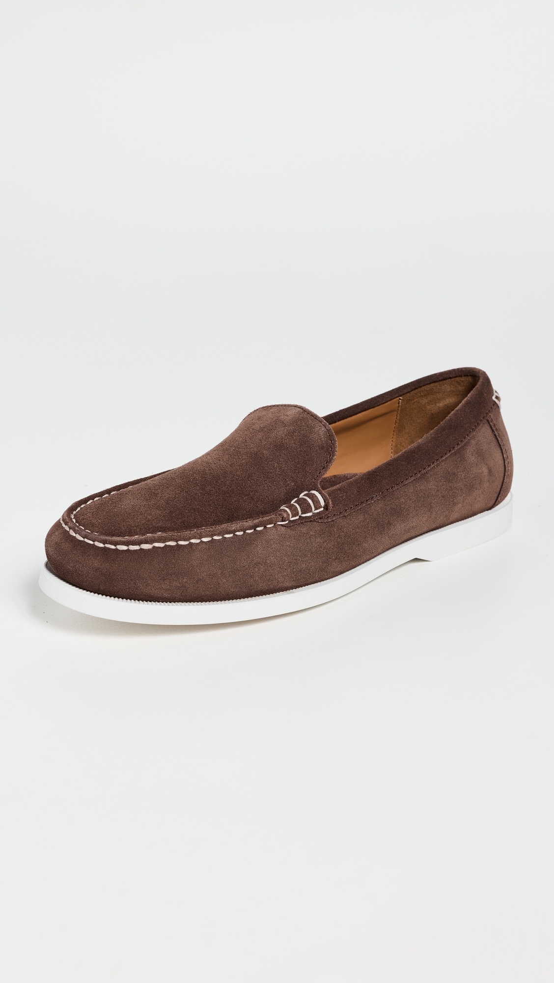 Merton Suede Loafers Dark Brown
