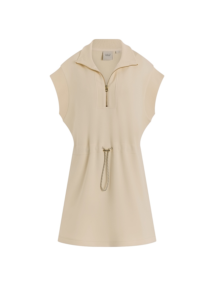 Women's Avaya Half-Zip Minidress - Pristine