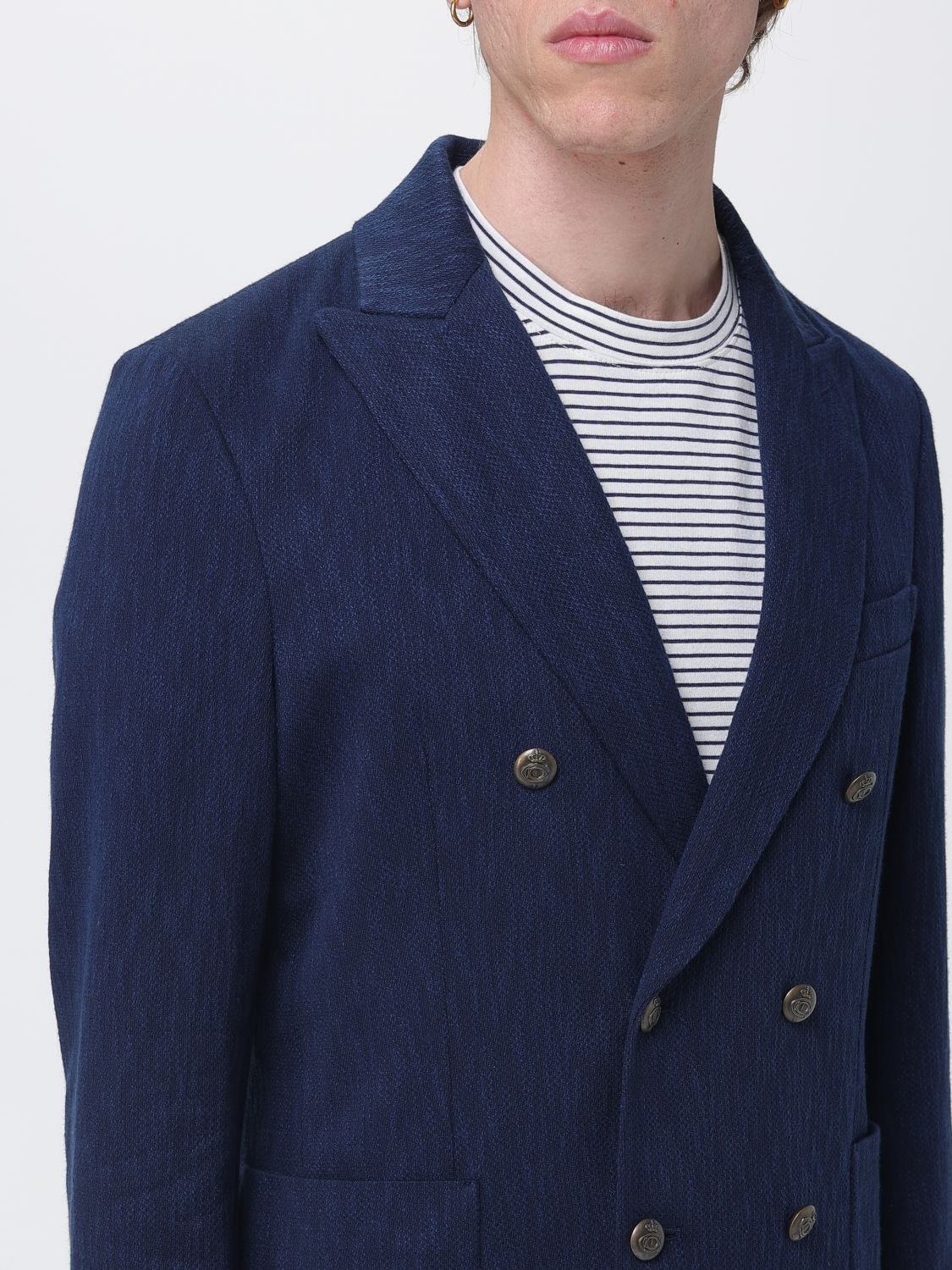 Jacket Men color Blue