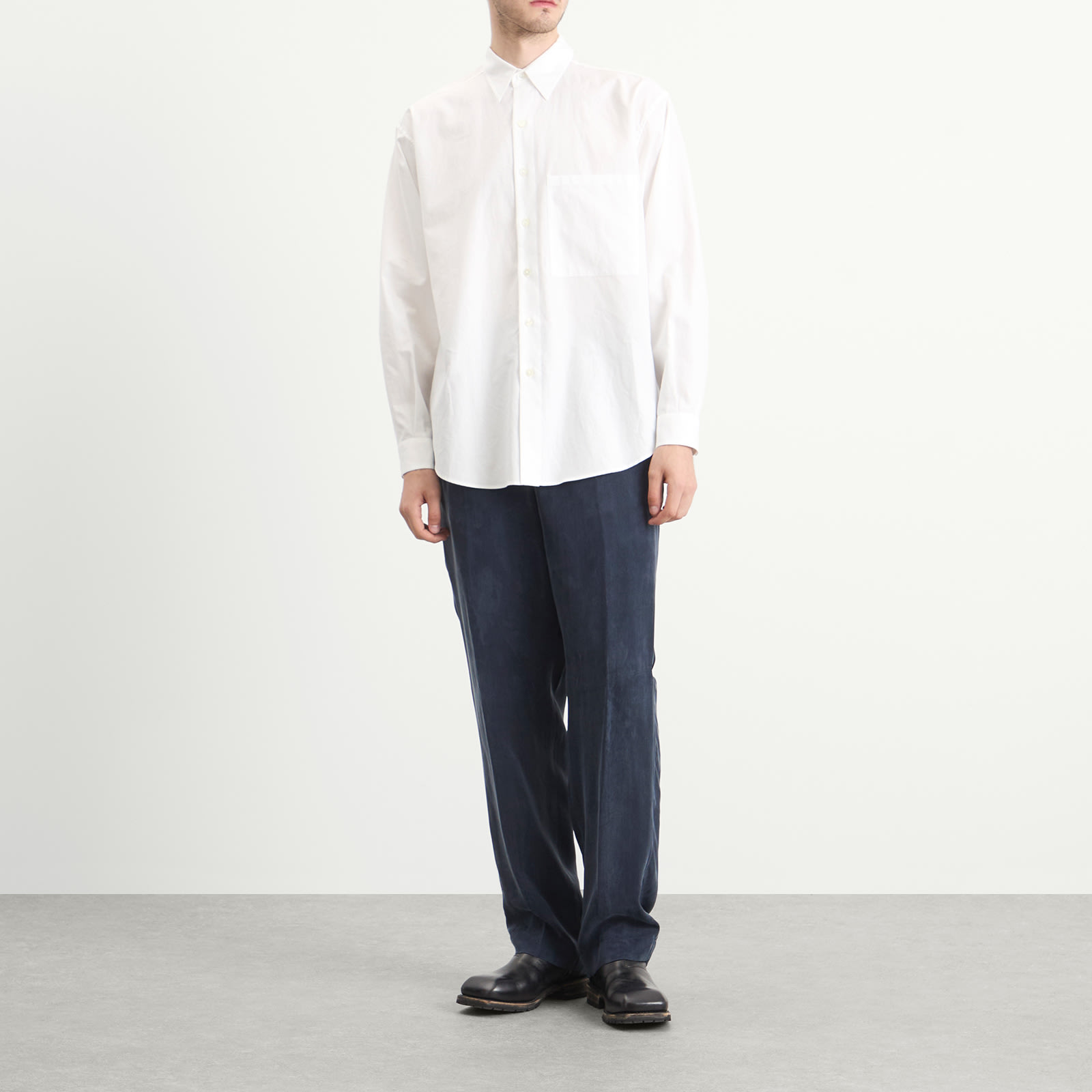 Men's Curpo Washed Trouser Navy