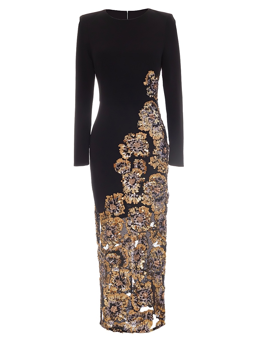 Women's Mara Embeliished Cocktail Dress - Gold Multi