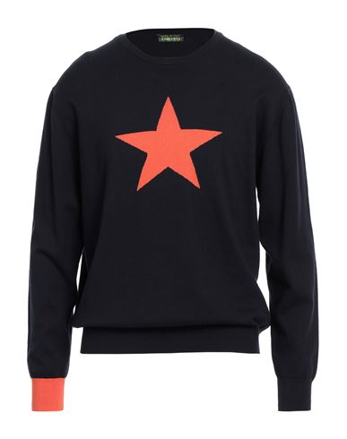 Man Sweater Midnight blue Size 36 Cotton, Cashmere