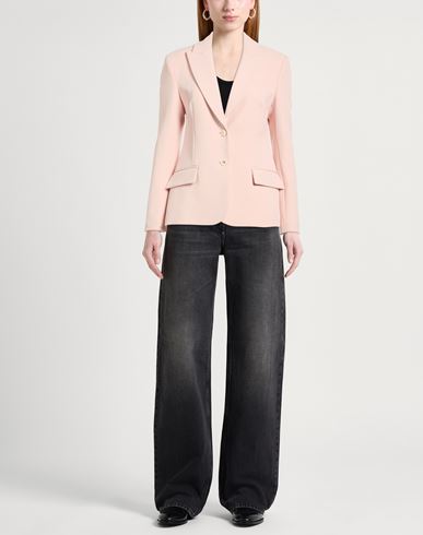 Woman Blazer Light pink Size 4 Polyester, Elastane