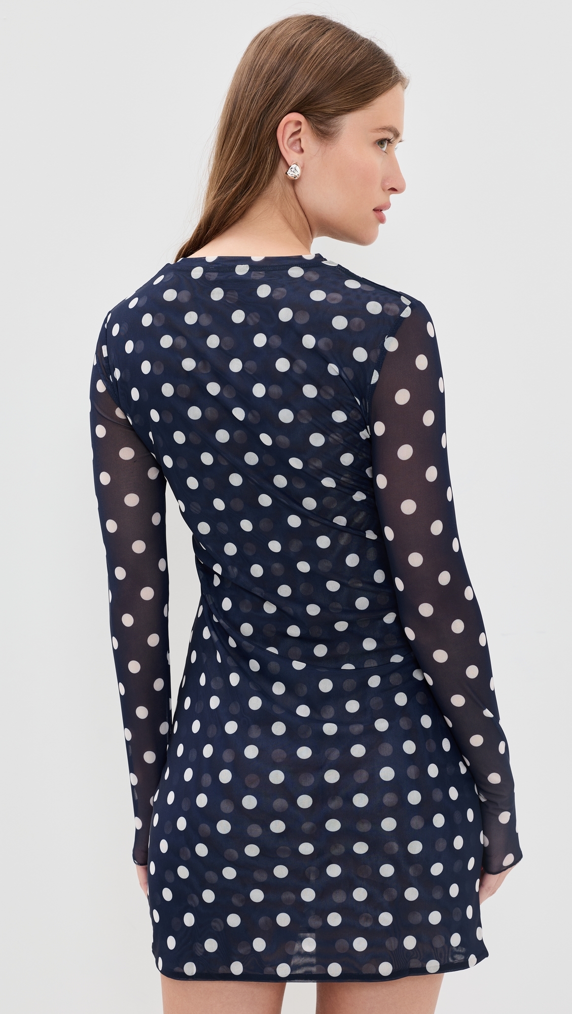 Scarlet Mini Dress Midnight Dot