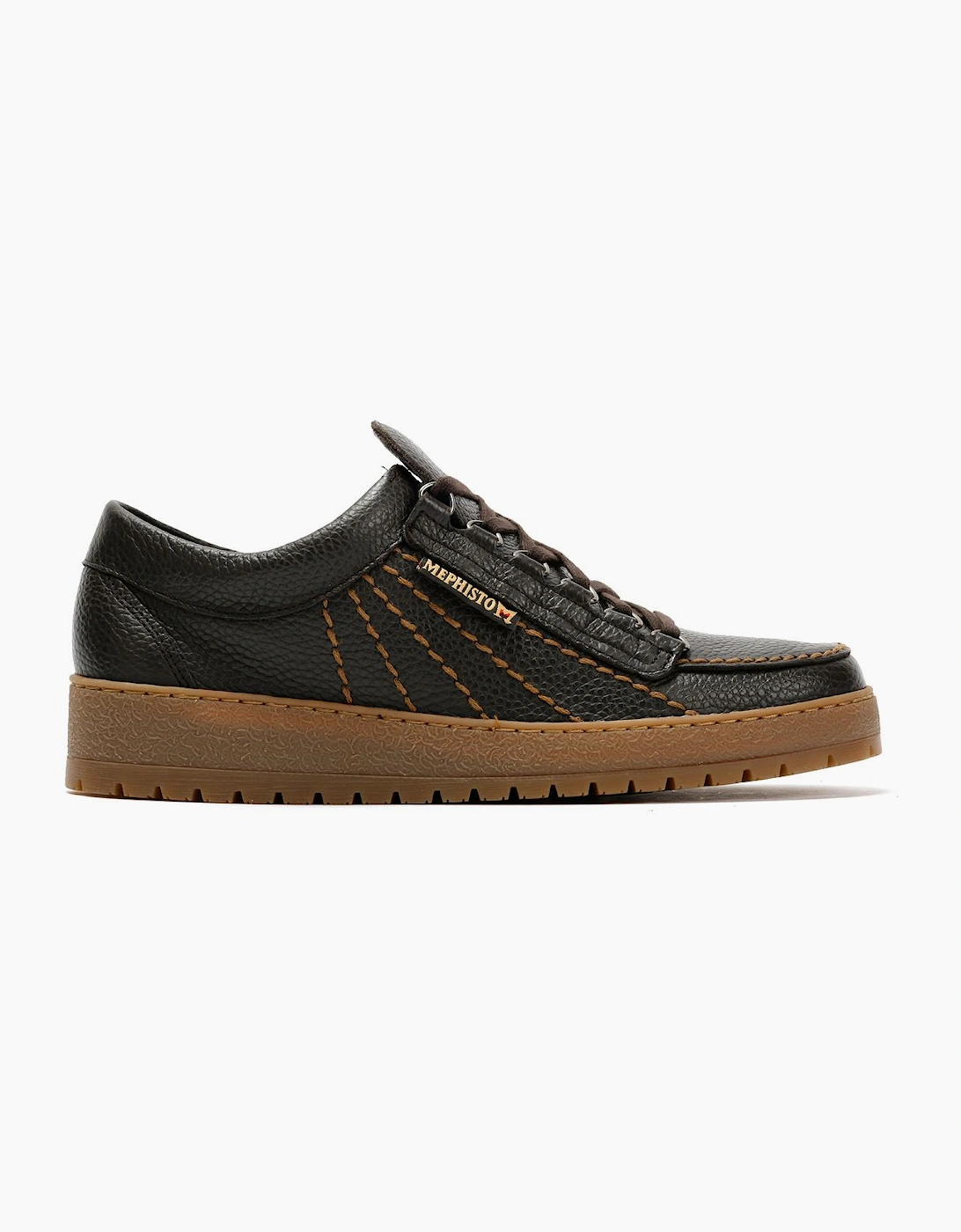 Men's Mephisto Rainbow Oregon 1351 Leather Men's Dark Brown Shoe