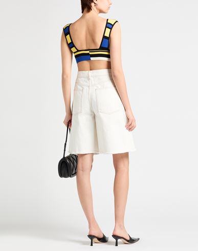 Msgm Woman Top Blue Size S Viscose, Polyester
