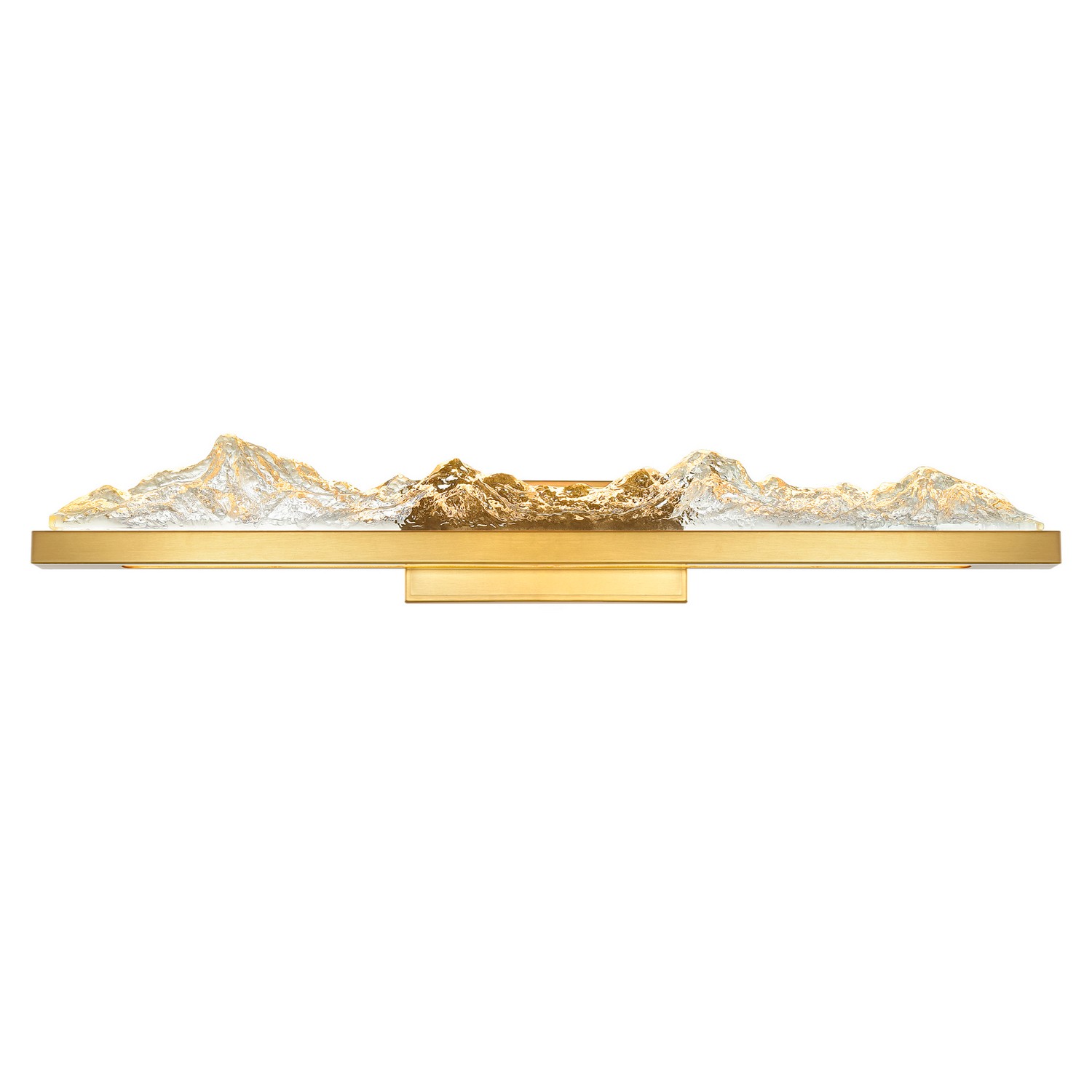 Brass LED Vanity from the Himalayas Collection