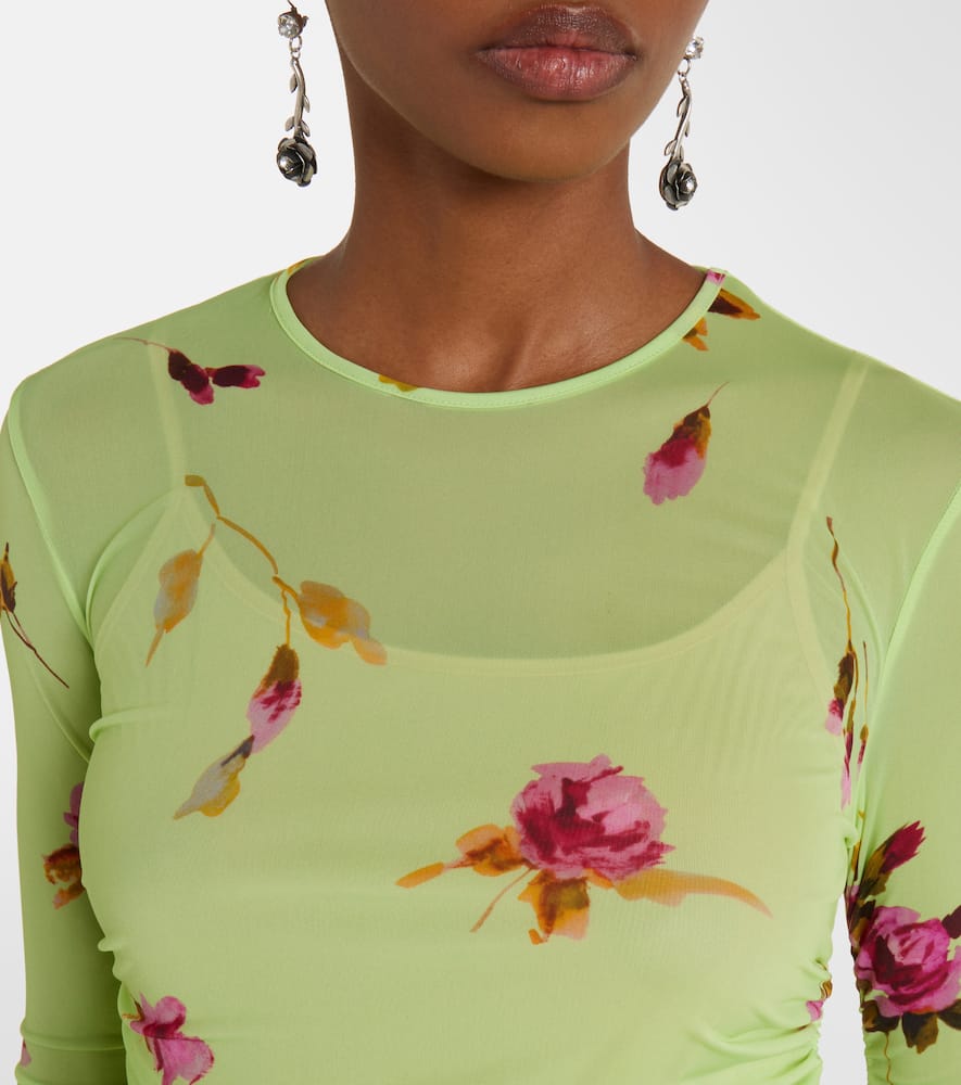 Floral jersery maxi dress