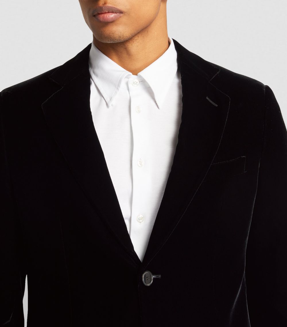 Stretch-Velvet Icon George Blazer