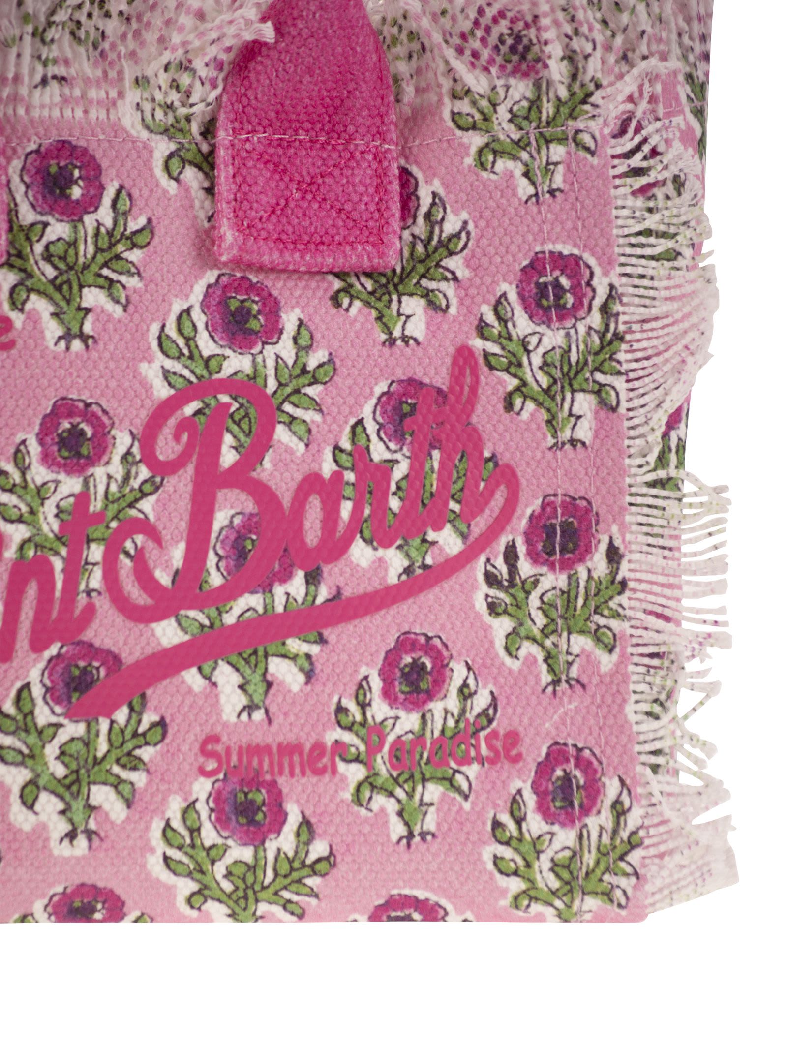 Mini Vanity Bag In Floral Cotton Canvas