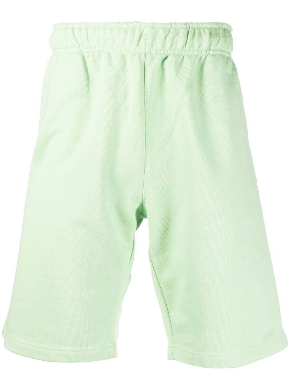 Elasticated track shorts - Green