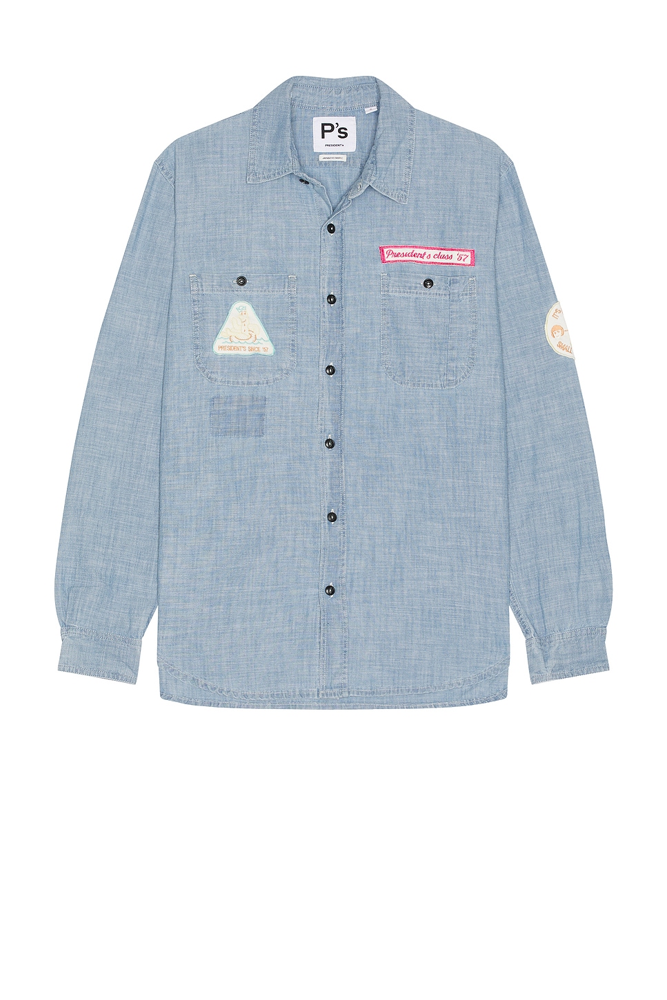 President's Kansas Shirt in Blue.  S. Also in L, M, XL/1X