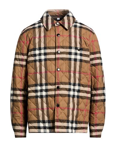 Man Jacket Camel Size L Cotton