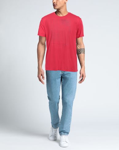 Man T-shirt Tomato red