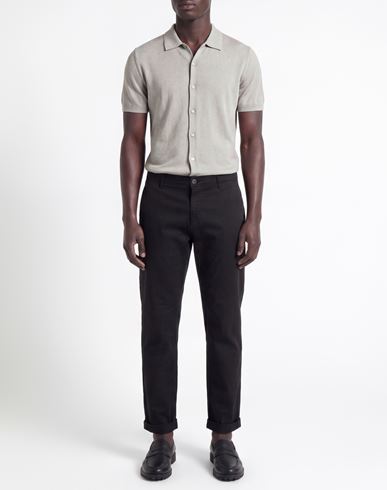 Man Pants Black Size 28 Cotton, Elastane