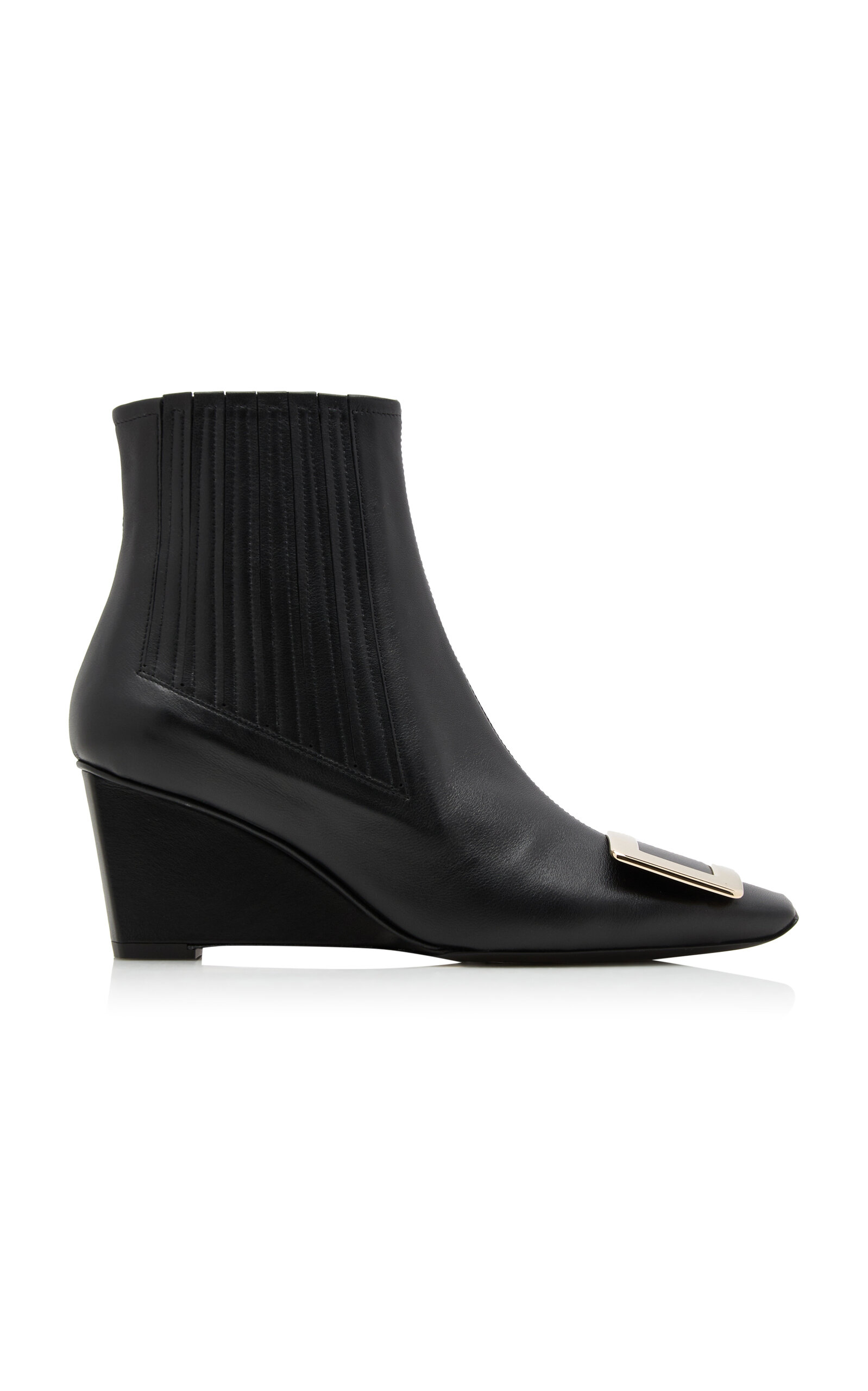 Belle Vivier Wedge Bootie - Moda Operandi