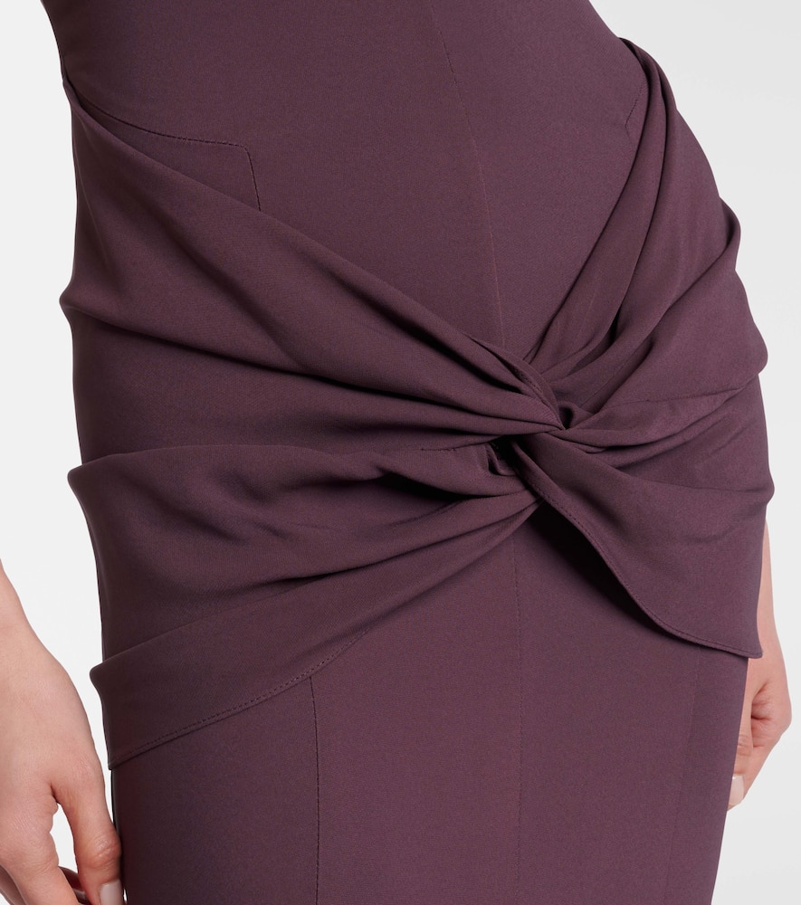 Ames gathered jersey maxi dress