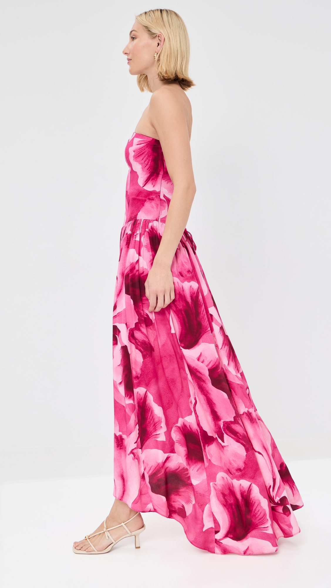 Nayara Midi Dress Watercolor Floral