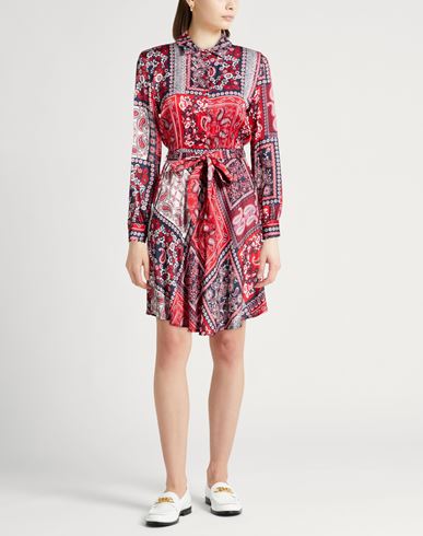 Woman Mini dress Red Size 2 Viscose