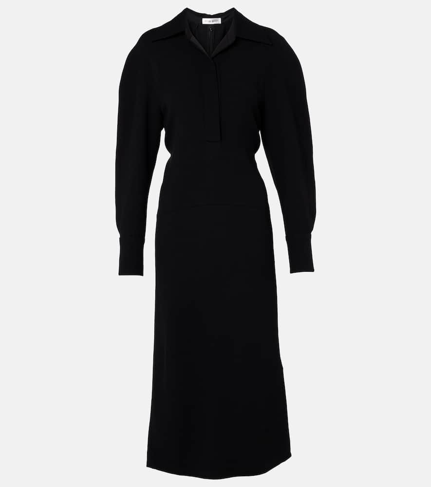 Gathered midi dress