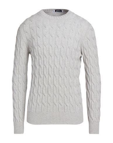 Man Sweater Light grey Size 38 Cashmere