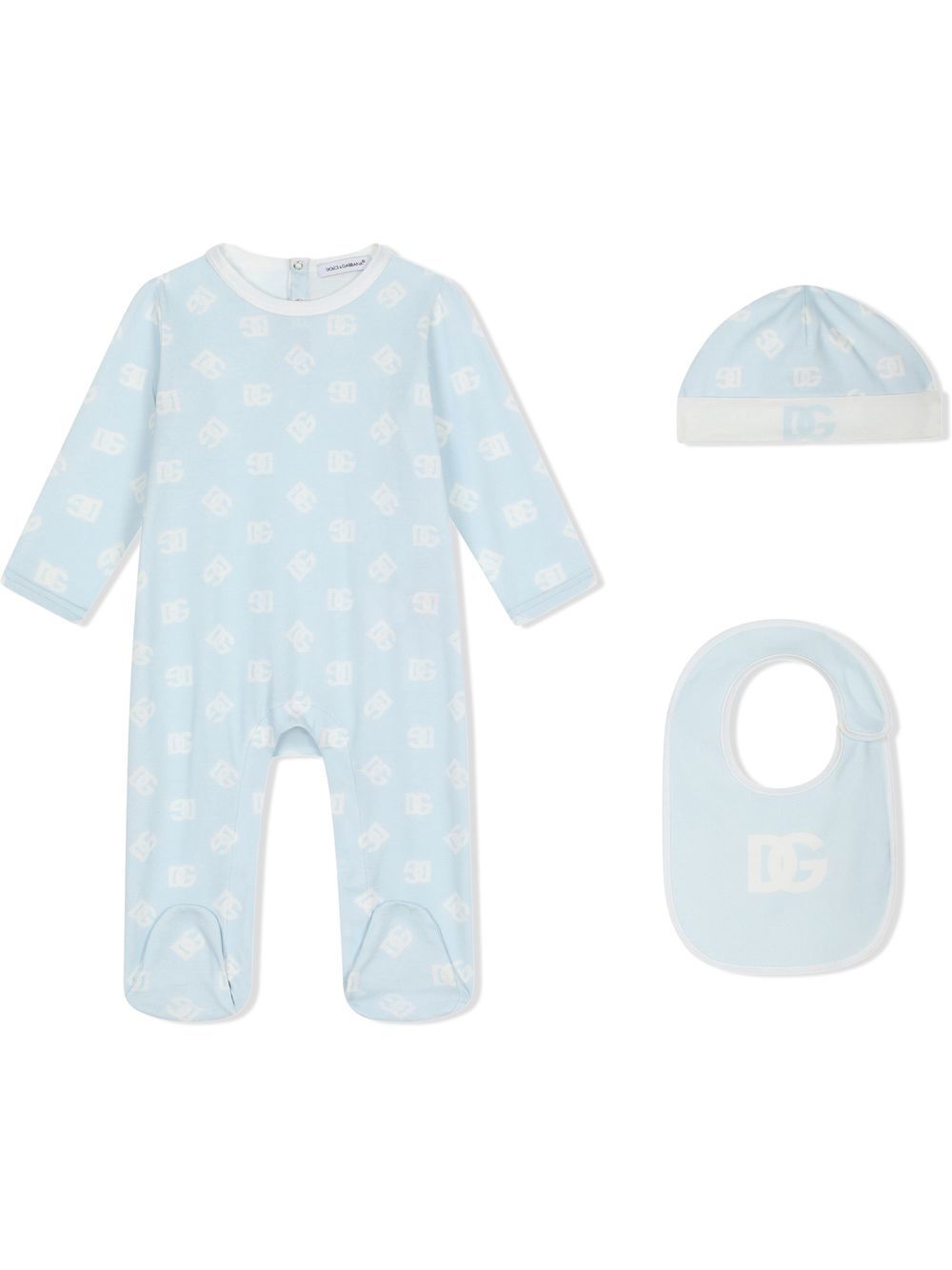 DG-logo babygrow set - Blue
