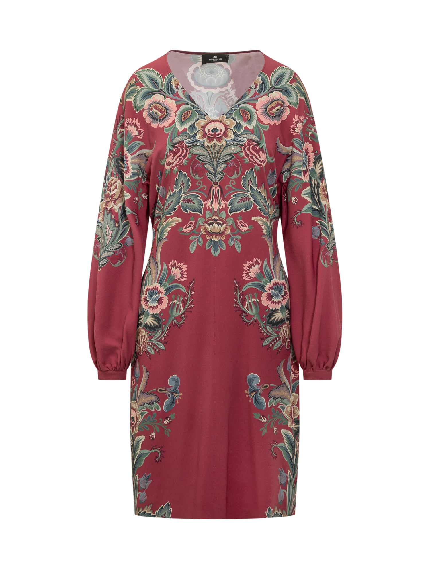 Floral Print Suit in Viscose Blend